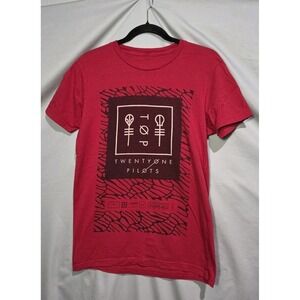 Twenty One Pilots XS Graphic Band T shirt Skeleton Clique Red Rock Me Blurryface